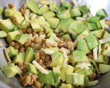 簡単おつまみ♡アボカド納豆チーズ餃子作り方1写真