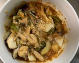 根菜茄子白菜中華風オイ味噌味温野菜サラダ作り方21写真