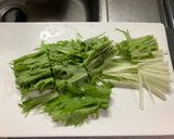 ホタテと水菜の旨みサラダ作り方1写真