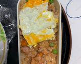 レンジ中華風クリーム餃子味オムライス弁当作り方12写真
