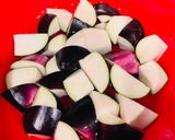 3歳と食べる＊茄子と豚こまの照り焼き作り方1写真