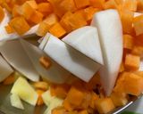 かぶとベーコン⭐︎簡単具沢山ミルクスープ作り方1写真