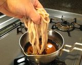 あずきバーと小麦粉で作るうどん作り方13写真