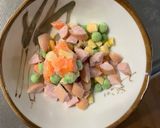 全てレンジ簡単洋風ガーリック味噌炒飯弁当作り方2写真