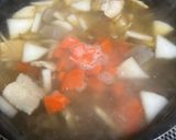 首里味噌（沖縄味噌）のまろやか豚汁作り方5写真