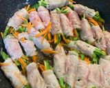 簡単焼肉のタレで豚肉のロール焼き作り方5写真