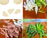 余り物で♪ お肉とピーマンの春雨炒め作り方3写真