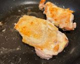 余ったホイップで！鶏肉クリームソースがけ作り方1写真