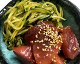簡単！マグロの醤油にんにくコチジャン漬け作り方4写真