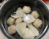 小松菜の中華スープ作り方3写真