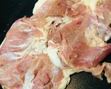 鶏もも肉の丸ごと塩胡椒ステーキ作り方1写真