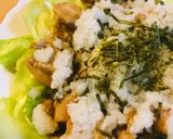 鶏肉とオクラ＆ゴーヤー炒め/おろし添え作り方3写真