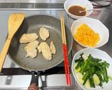 鶏むね肉の味噌煮炒め😃作り方2写真