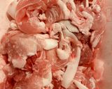 簡単、豚こま肉ミートボール。甘酢あん作り方1写真