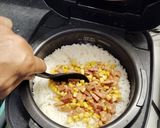 ベーコンとコーンのバターライス作り方5写真