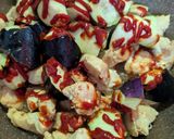 簡単★ワンパン!鶏肉と茄子のトマト煮込み作り方4写真