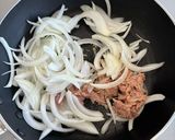 ツナと玉ねぎの卵とじ丼作り方2写真