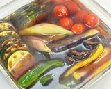 火照った体に🍆🍅🫑夏野菜の冷やし煮びたし作り方5写真