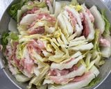 豚肉と白菜のミルクトマト煮作り方3写真
