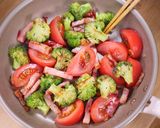 ブロッコリーとトマトの☆ペペロンサラダ🥗作り方4写真