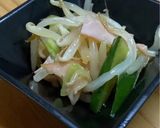 安心低価格のもやしと貝割れサラダ作り方5写真