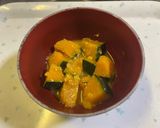 鰯厚揚げひじきやわらか蒸し煮＆かぼちゃの味噌汁作り方21写真