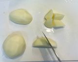 揚げ焼きで簡単★素揚げポテト【のり塩味】作り方1写真