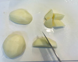 揚げ焼きで簡単★素揚げポテト【のり塩味】作り方1写真