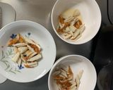 肉無チクワ簡単梅照りクリーム味野菜炒め作り方2写真