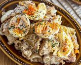 焼き新じゃがと半熟卵《デリ風♡サラダ》作り方8写真