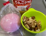 揚げ餅のりんごナッツジャムソースがけ🎉💯🎉作り方1写真