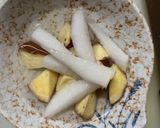 お一人様洋風梅味根菜たっぷり野菜炒め作り方4写真