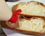 余り物トースト(テリヤキ風味そぼろ)作り方1写真