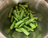 名残の苦瓜と鶏レバーのスパゲティーニ作り方1写真