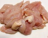 鶏むね肉と青梗菜のクリーム煮込み作り方2写真
