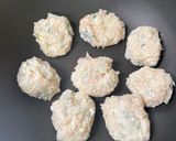 鳥ムネ挽肉と豆腐の大葉てりたまつくね作り方6写真