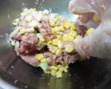 キャベツとコーンの豆腐みそハンバーグ作り方4写真