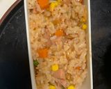 レンジ簡単洋風スタミナ丼味オムライス弁当作り方8写真