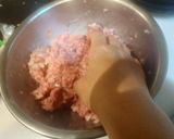 大葉入り合い挽き肉ハンバーグ作り方4写真
