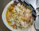 レンジ簡単中華風ビビンバ味炒飯弁当作り方8写真