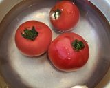 簡単！トマトの湯剥き作り方1写真