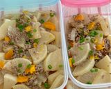 夏大根と合挽ミンチのうま煮♪作り方5写真