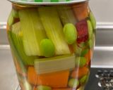 らっきょの残り酢でピクルス🥦作り方3写真