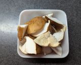 Wキノコで副菜♡しいたけ＆えのきのバター醤油炒め作り方1写真