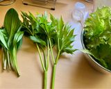 行者ニンニクのオムレツ作り方1写真