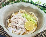 瀬戸内レモンと豚しゃぶの冷やしうどん作り方7写真