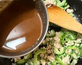 鶏そぼろゴーヤの汁なしそうめん😻作り方5写真