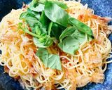 混ぜるだけシリーズ😻バジル鰹節パスタ🍝作り方3写真