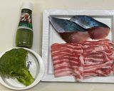 鰤の豚バラ巻き🥓ブロッコリーバジルソース作り方1写真
