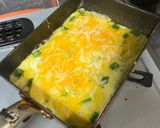 チーズinニラ玉クレープ作り方3写真